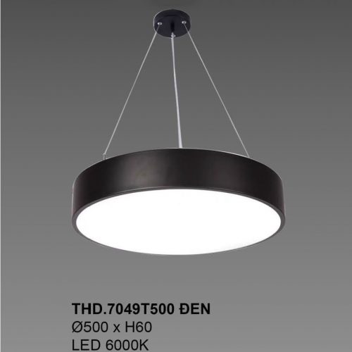 ĐÈN THẢ HIỆN ĐẠI 355 THD.7049T500 ĐEN