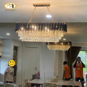 đèn thả hiện đại th-8042 thực tế