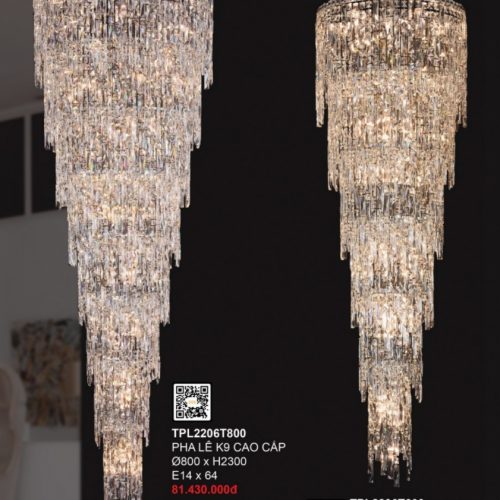 Đèn Chùm Pha Lê TPL2206T600