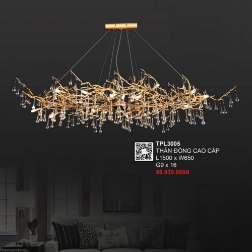 Đèn Chùm Pha Lê TPL3005